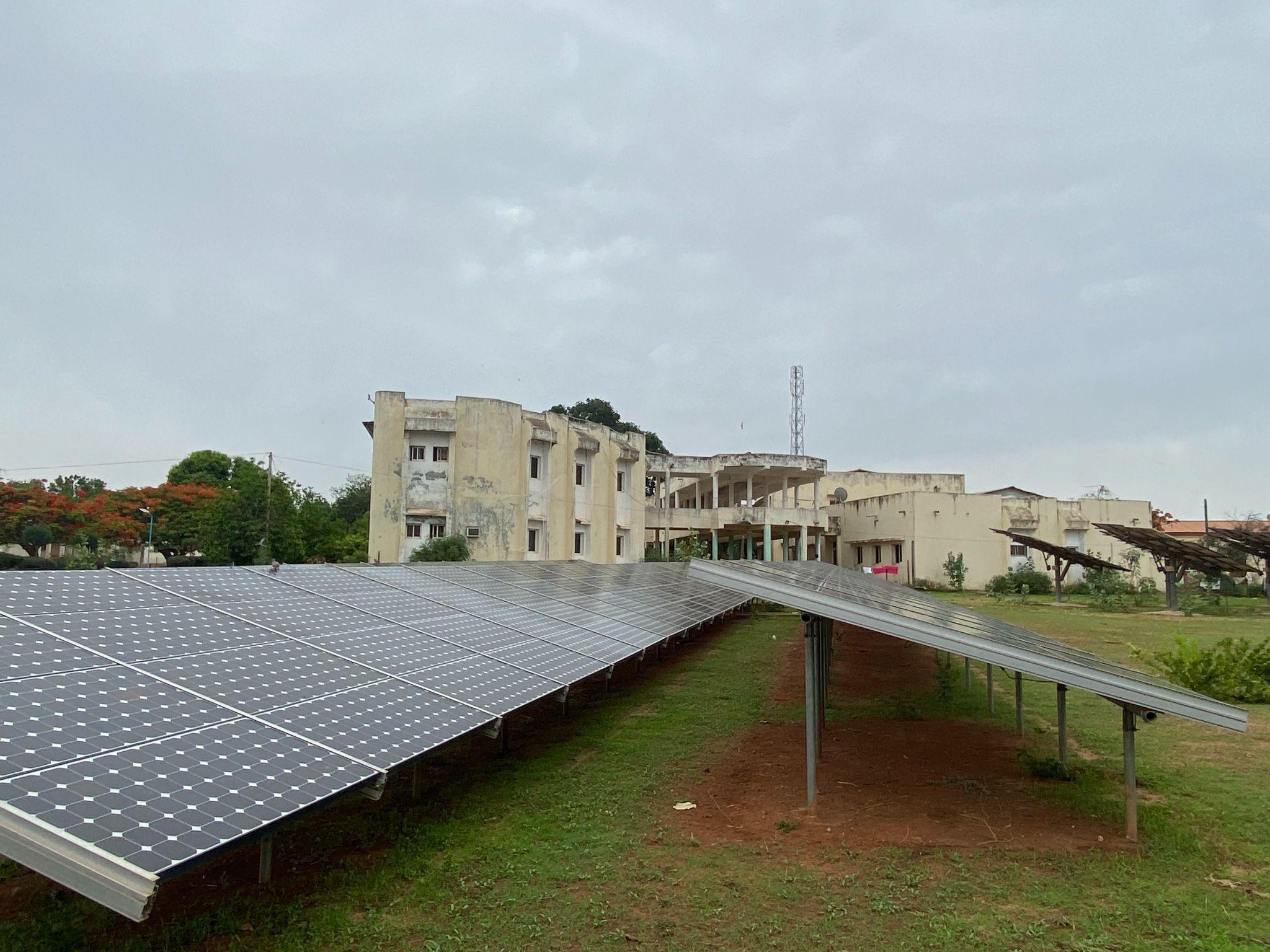 Solar panels at Bwiam General Hospital